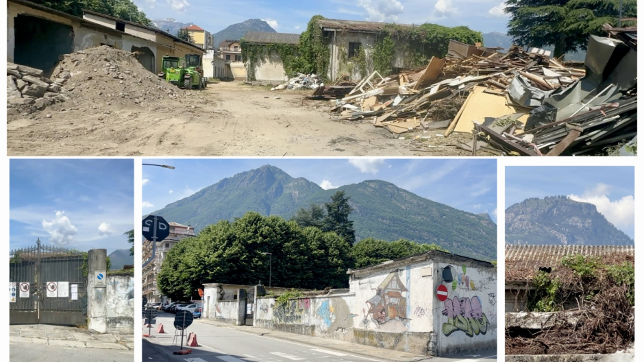 Domo, ruspe all'ex Macello: entro l'autunno nasceranno 105 nuovi posti auto